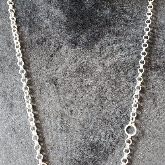 Womens Silver Tone Starfish Pendant Cable Chain Necklace with Lobster Clasp - Picture 5 of 5